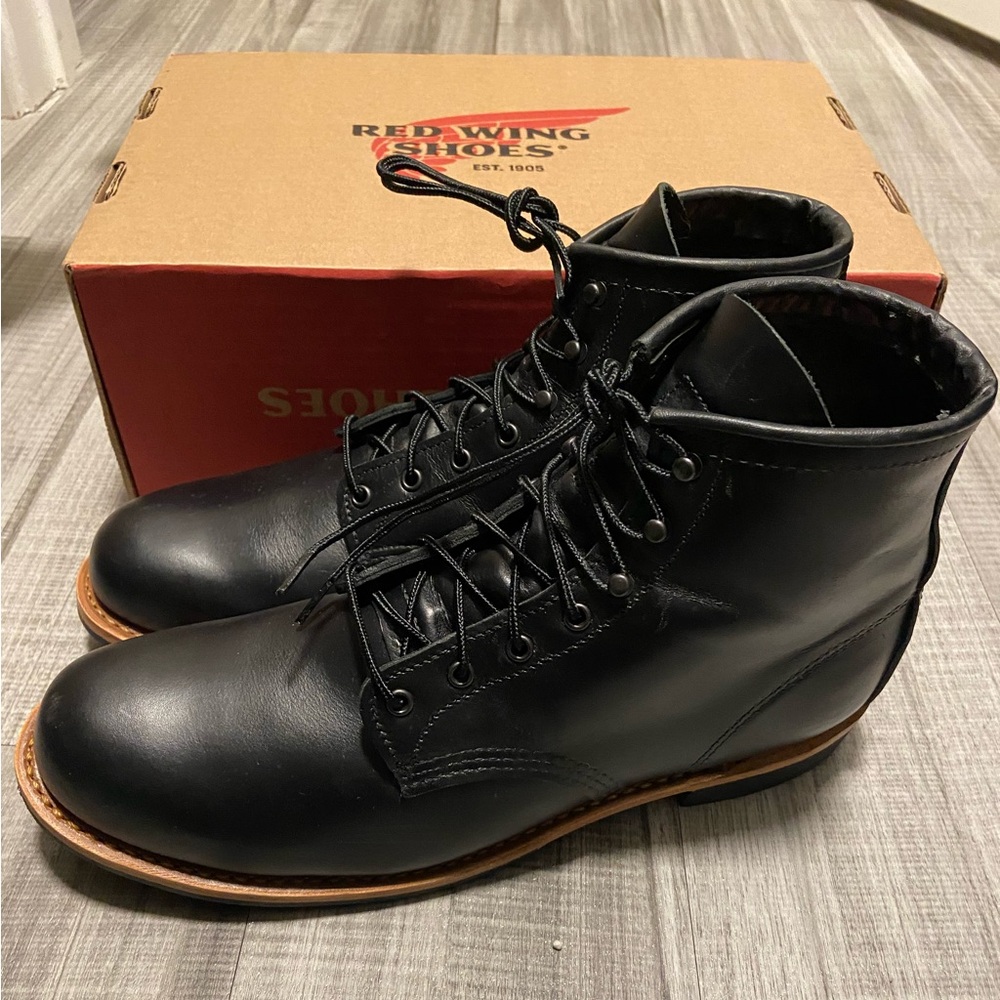 Red Wing Heritage Beckman in Black Excalibur Leather Size 10D